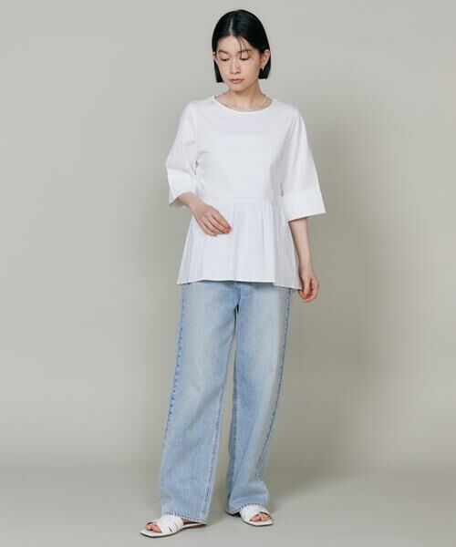 I.T.'S. international / イッツインターナショナル Tシャツ | ペプラムギャザープルオーバー | 詳細4