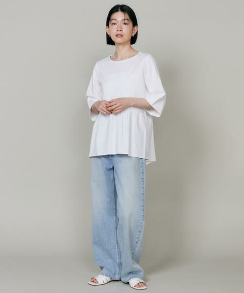 I.T.'S. international / イッツインターナショナル Tシャツ | ペプラムギャザープルオーバー | 詳細5