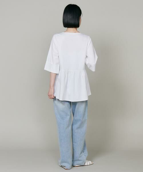 I.T.'S. international / イッツインターナショナル Tシャツ | ペプラムギャザープルオーバー | 詳細7