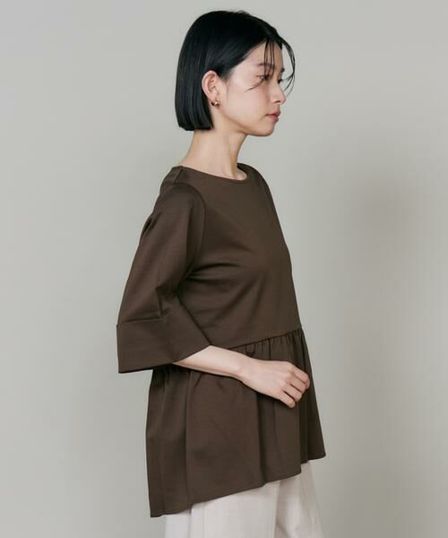 I.T.'S. international / イッツインターナショナル Tシャツ | ペプラムギャザープルオーバー | 詳細8