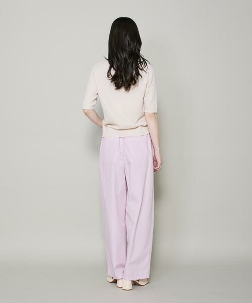 I.T.'S. international / イッツインターナショナル ニット・セーター | ハーフスリーブクルーネックニット《ガスコットン》 | 詳細8