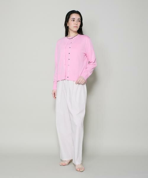 I.T.'S. international / イッツインターナショナル カーディガン・ボレロ | クルーネックカーディガン《ガスコットン》 | 詳細4