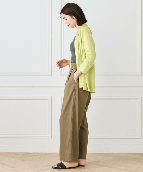 I.T.'S. international / イッツインターナショナル カットソー | ミドル丈ニュアンスカーディガン　 | 詳細12