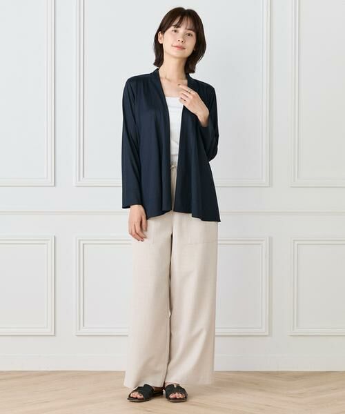 I.T.'S. international / イッツインターナショナル カットソー | ミドル丈ニュアンスカーディガン　 | 詳細14