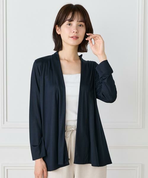 I.T.'S. international / イッツインターナショナル カットソー | ミドル丈ニュアンスカーディガン　 | 詳細3