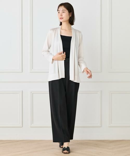 I.T.'S. international / イッツインターナショナル カットソー | ミドル丈ニュアンスカーディガン　 | 詳細5