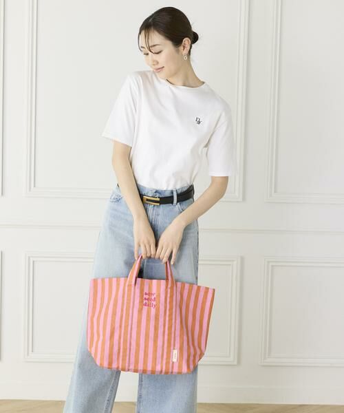 I.T.'S. international / イッツインターナショナル トートバッグ | ストライプファブリックトートバッグ《beej》 | 詳細4