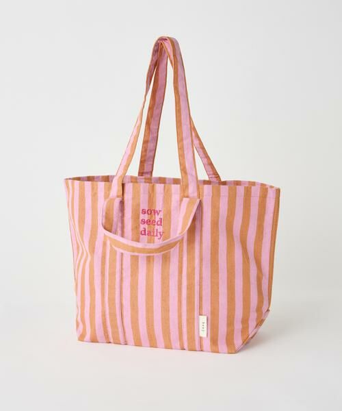 I.T.'S. international / イッツインターナショナル トートバッグ | ストライプファブリックトートバッグ《beej》 | 詳細8