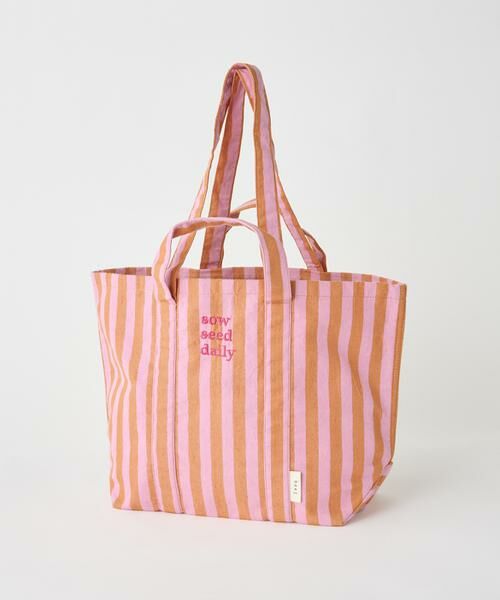 I.T.'S. international / イッツインターナショナル トートバッグ | ストライプファブリックトートバッグ《beej》 | 詳細9