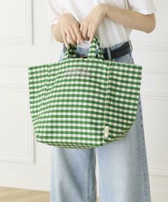 ギンガムチェックトートバッグ《beej》