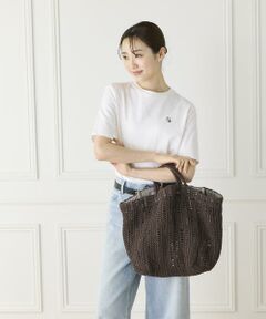 I.T.'S. international / イッツインターナショナル ハンドバッグ | コットンネットバッグ《beej》