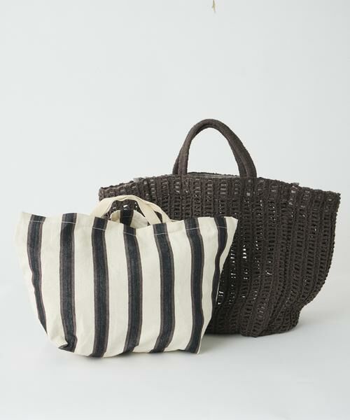 I.T.'S. international / イッツインターナショナル ハンドバッグ | コットンネットバッグ《beej》 | 詳細10