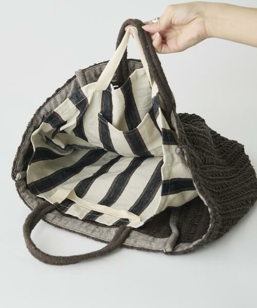 I.T.'S. international / イッツインターナショナル ハンドバッグ | コットンネットバッグ《beej》 | 詳細14
