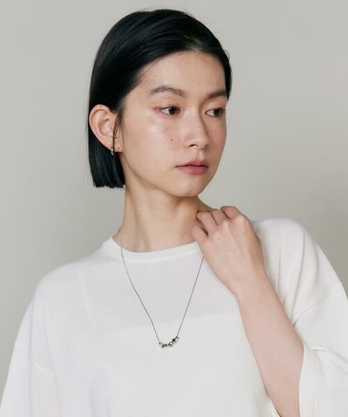 I.T.'S. international / イッツインターナショナル ネックレス・ペンダント・チョーカー | 変形メタルネックレス（シルバー）
