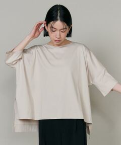 I.T.'S. international / イッツインターナショナル Tシャツ | ボートネックオーバーサイズプルオーバー　