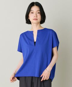 I.T.'S. international / イッツインターナショナル Tシャツ | キーネックカットプルオーバー