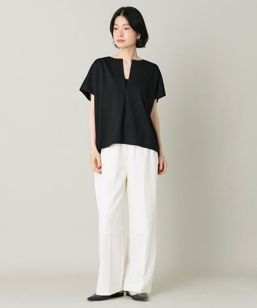 I.T.'S. international / イッツインターナショナル Tシャツ | キーネックカットプルオーバー | 詳細10