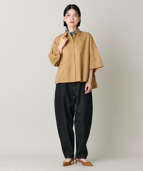 I.T.'S. international / イッツインターナショナル その他パンツ | バレルレッグブラックデニムパンツ|旬のバレル脚で勝負するモードなデニム | 詳細3