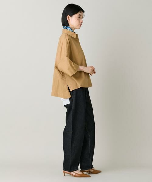 I.T.'S. international / イッツインターナショナル その他パンツ | バレルレッグブラックデニムパンツ|旬のバレル脚で勝負するモードなデニム | 詳細4