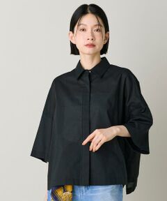 I.T.'S. international / イッツインターナショナル シャツ・ブラウス | 5分袖シャツブラウス｜揺れる変形裾で魅せる大人の旬ブラウス