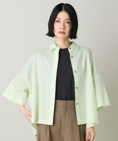I.T.'S. international / イッツインターナショナル シャツ・ブラウス | 5分袖シャツブラウス｜揺れる変形裾で魅せる大人の旬ブラウス