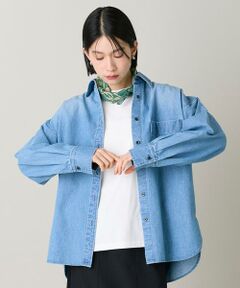 I.T.'S. international / イッツインターナショナル シャツ・ブラウス | オーバーサイズデニムシャツ｜ダメージで魅せる旬顔デニムシャツ