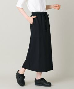 I.T.'S. international / イッツインターナショナル ミニ・ひざ丈スカート | ジョーゼットAラインスカート｜スポーティに華やぐこなれAライン