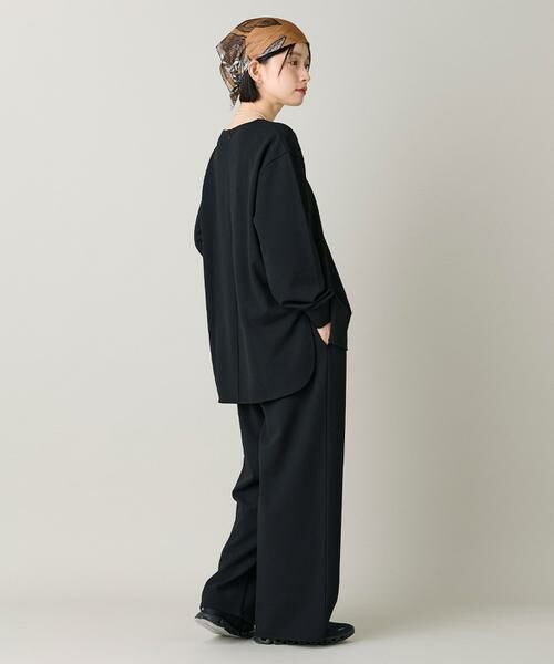 I.T.'S. international / イッツインターナショナル その他パンツ | ジョーゼットストレートパンツ|ラクに美しく決まる上品ワイドパンツ | 詳細3