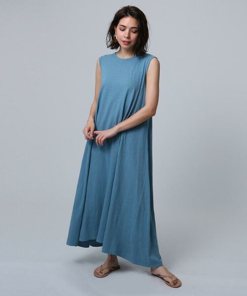 洗える ラフコットン天竺ノースリーブワンピース ミニ丈 ひざ丈ワンピース Jet ジェット ファッション通販 タカシマヤファッションスクエア