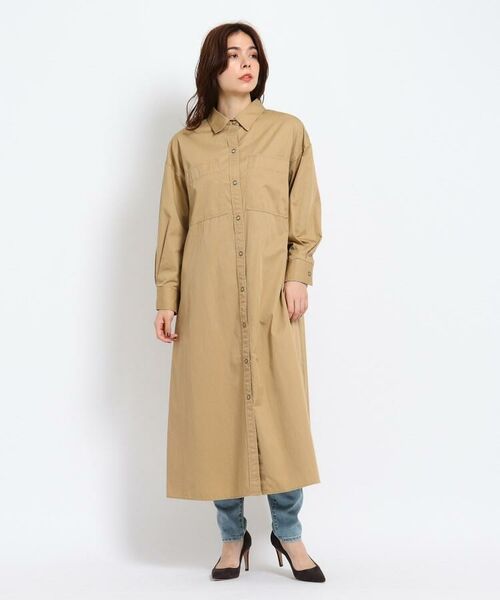 セール ウォッシャブル デニムシャツロングワンピース ミニ丈 ひざ丈ワンピース Jet ジェット ファッション通販 タカシマヤファッションスクエア