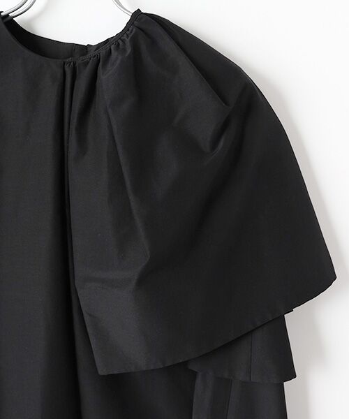 J-FACTORY / ジェイファクトリー シャツ・ブラウス | 綿シルク平織りアシンメトリーブラウス | 詳細2