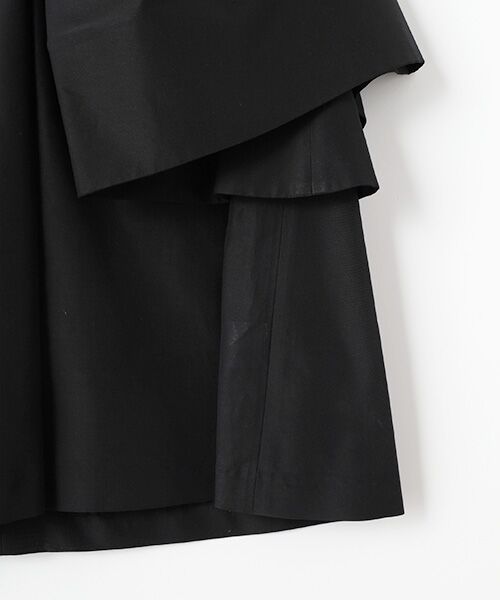 J-FACTORY / ジェイファクトリー シャツ・ブラウス | 綿シルク平織りアシンメトリーブラウス | 詳細3