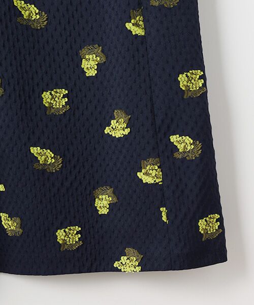 J-FACTORY / ジェイファクトリー ロング・マキシ丈ワンピース | ミモザジャカードドルマンワンピース | 詳細3