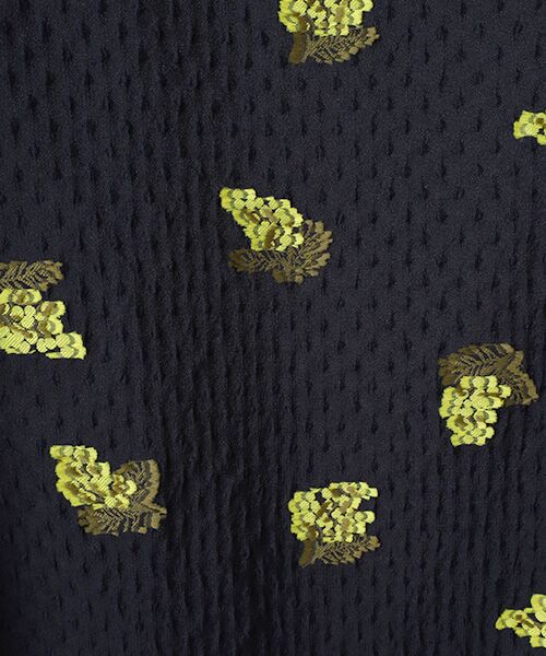 J-FACTORY / ジェイファクトリー ロング・マキシ丈ワンピース | ミモザジャカードドルマンワンピース | 詳細5