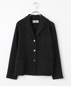 J-FACTORY / ジェイファクトリー テーラードジャケット | かのこ編みニットジャケット