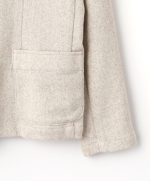 J-FACTORY / ジェイファクトリー テーラードジャケット | かのこ編みニットジャケット | 詳細4