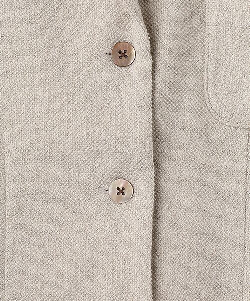 J-FACTORY / ジェイファクトリー テーラードジャケット | かのこ編みニットジャケット | 詳細6
