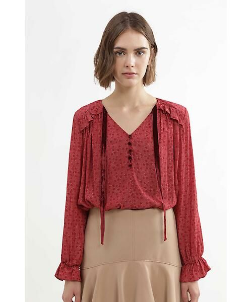 セール ハナ総柄ブラウス シャツ ブラウス Jillstuart ジルスチュアート ファッション通販 タカシマヤファッションスクエア