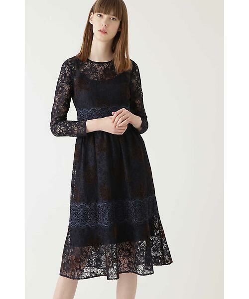 セール 波瑠さんドラマ着用 フラワーフロッキーレースワンピース ワンピース Jillstuart ジルスチュアート ファッション通販 タカシマヤファッションスクエア