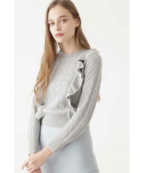 セール エステルフリルニット ニット セーター Jillstuart