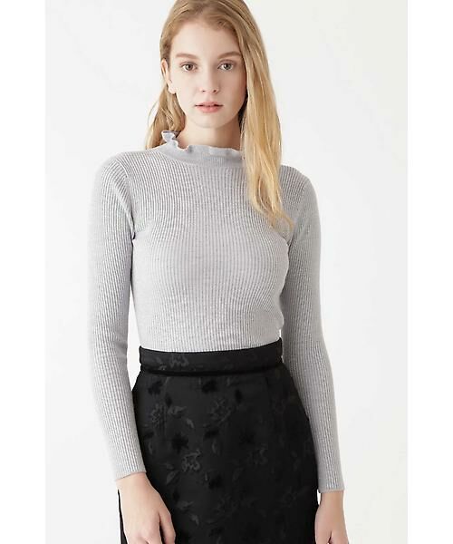 セール Sweet Jillstuart フリルリブタートルニット ニット セーター Jillstuart ジルスチュアート ファッション通販 タカシマヤファッションスクエア