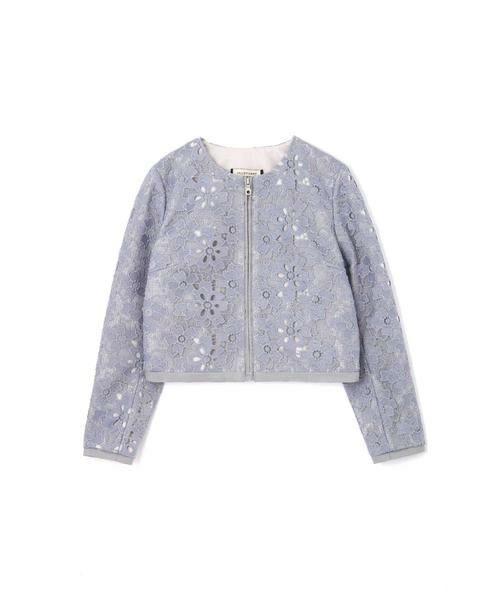 ◆《Endy ROBE》マリルレースノーカラーブルゾン ◆《Endy ROBE》マリルレースノーカラーブルゾン
