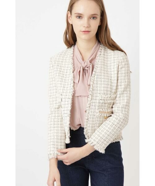 セール サリーツィードジャケット テーラードジャケット Jillstuart ジルスチュアート ファッション通販 タカシマヤファッションスクエア