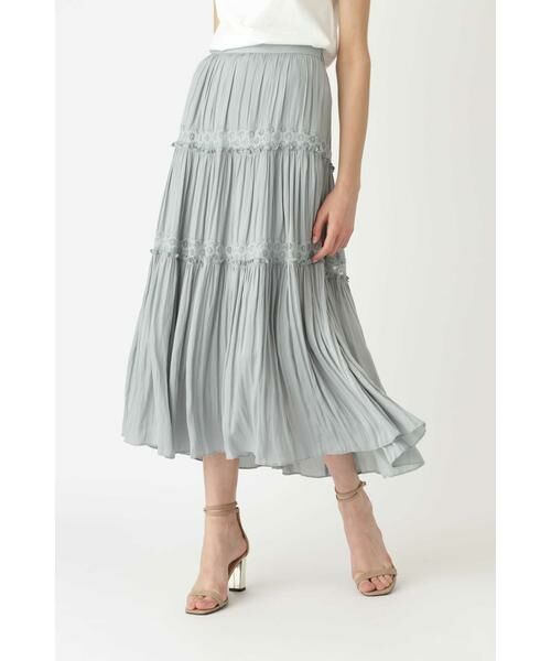 JILLSTUART/ジルスチュアート ベティデニムティアードワンピース