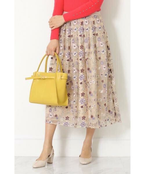 セール カラーフラワーエンブロイダリーチュールスカート スカート Jillstuart ジルスチュアート ファッション通販 タカシマヤファッションスクエア