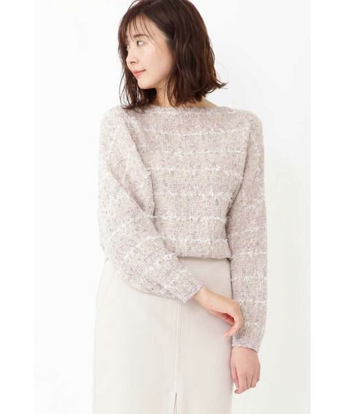 セール アシュリーツイード風ニット ニット セーター Jillstuart ジルスチュアート ファッション通販 タカシマヤファッションスクエア