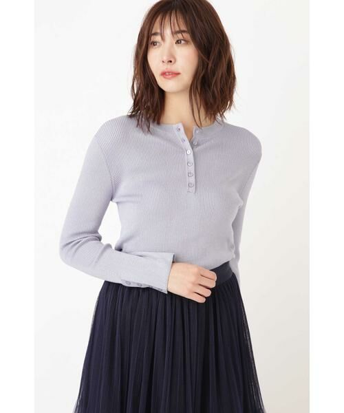 セール ボタンリブトップニット ニット セーター Jillstuart ジルスチュアート ファッション通販 タカシマヤファッションスクエア