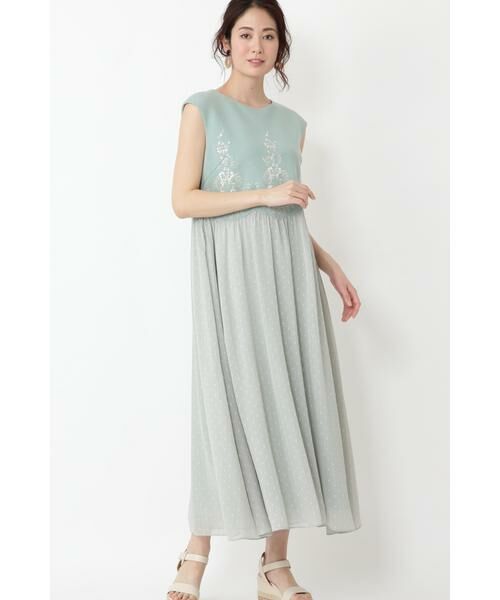 セール Endy Robe マリアンヌ刺繍ドッキングワンピース ワンピース Jillstuart ジルスチュアート ファッション通販 タカシマヤファッションスクエア