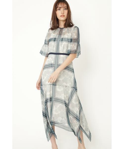 2020SS JILLSTUART タビスカーフワンピース グリーン 2020SS JILLSTUART タビスカーフワンピース グリーン ロングワンピース 直送商品