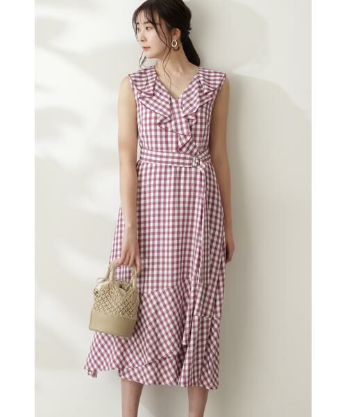 セール 美人百花6月号掲載 パティチェックワンピース ワンピース Jillstuart ジルスチュアート ファッション通販 タカシマヤファッションスクエア